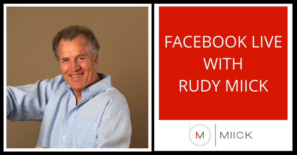 Facebook Live with Rudy Miick